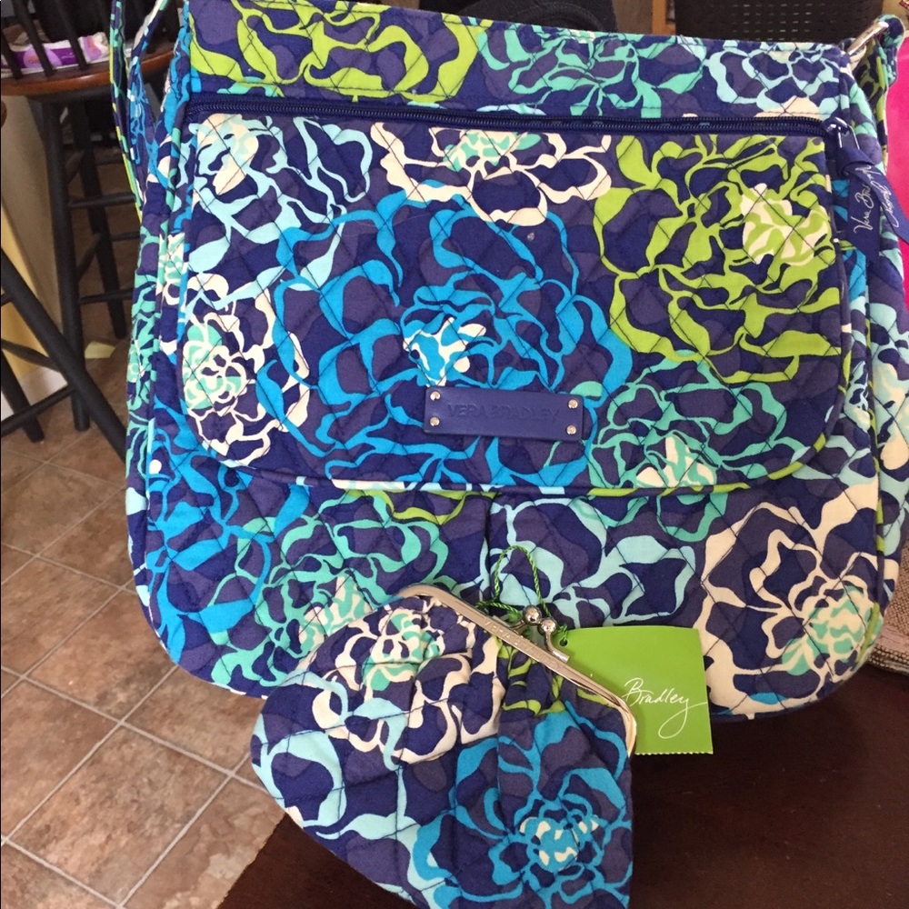 Vera Bradley purse and matching coin purse